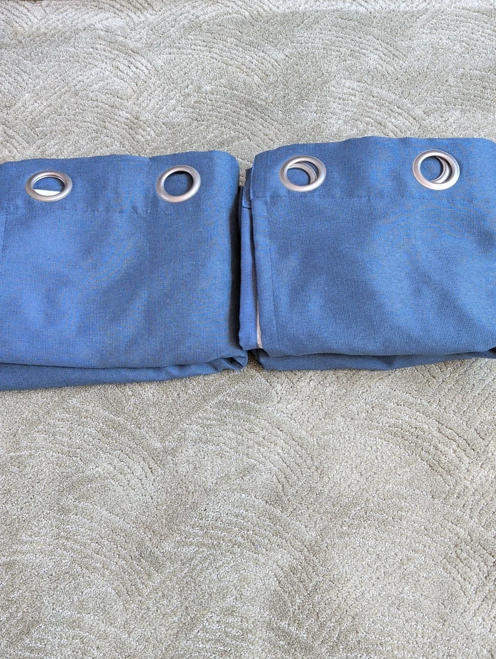 Blue Blackout Curtains 2 Panels 52x84 Inches